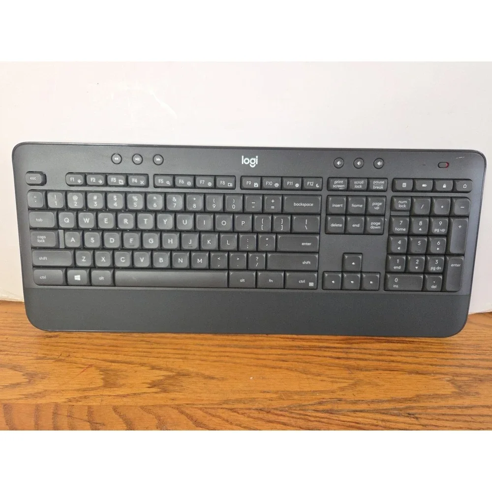 Logitech K545 Wireless Desktop Computer Keyboard - NO DONGLE - TESTED WORKS